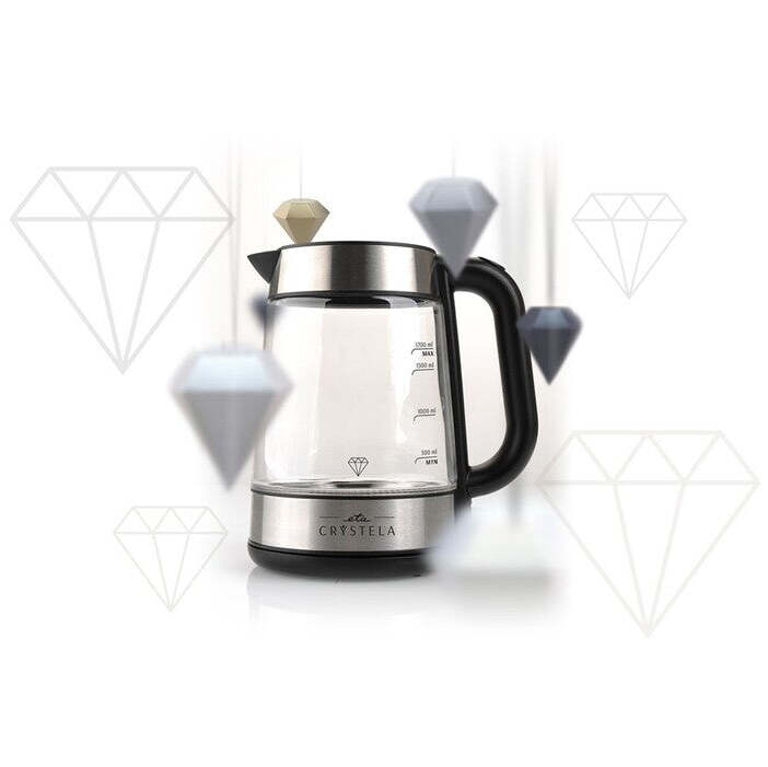 Rýchlovarná kanvica ETA Crystela Digi 7153 90000, sklo, 1,7l POŠ