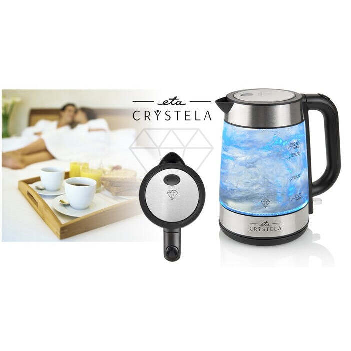 Rýchlovarná kanvica ETA Crystela Digi 7153 90000, sklo, 1,7l POŠ