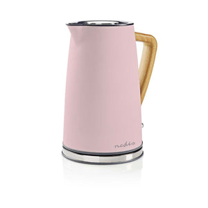 Rýchlovarná kanvica Nedis KAWK510EPK, ružová, 1,7l
