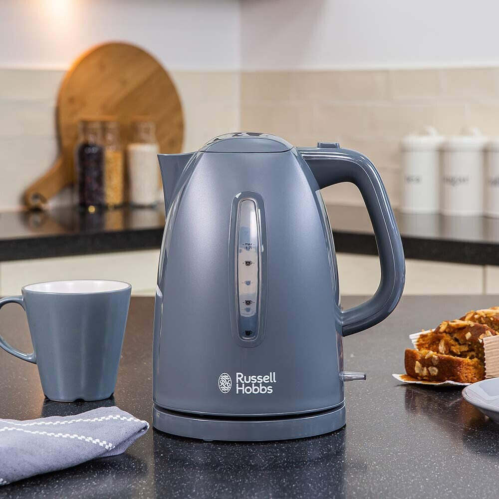 Rýchlovarná kanvica Russell Hobbs Textures 21274-70, sivá, 1,7 l