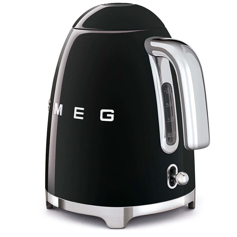 Rýchlovarná kanvica SMEG 50&#39;s Retro Style KLF03BLEU,čierna,1,7l
