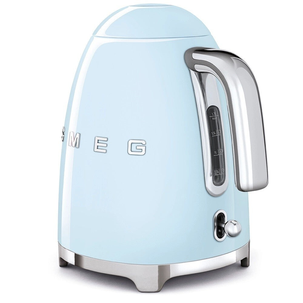 Rýchlovarná kanvica SMEG 50&#39;s Retro Style KLF03PBEU, modrá, 1,7l