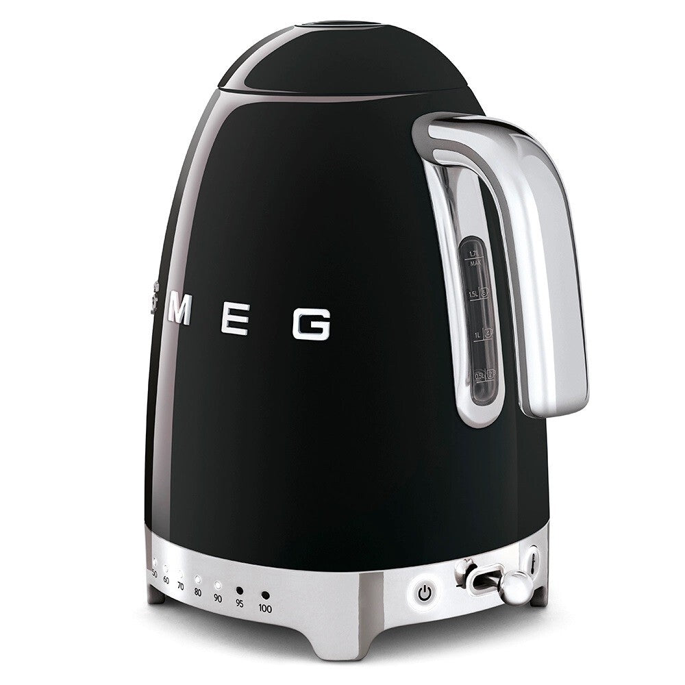 Rýchlovarná kanvica SMEG 50&#39;s Retro Style KLF04BLEU,čierna,1,7l