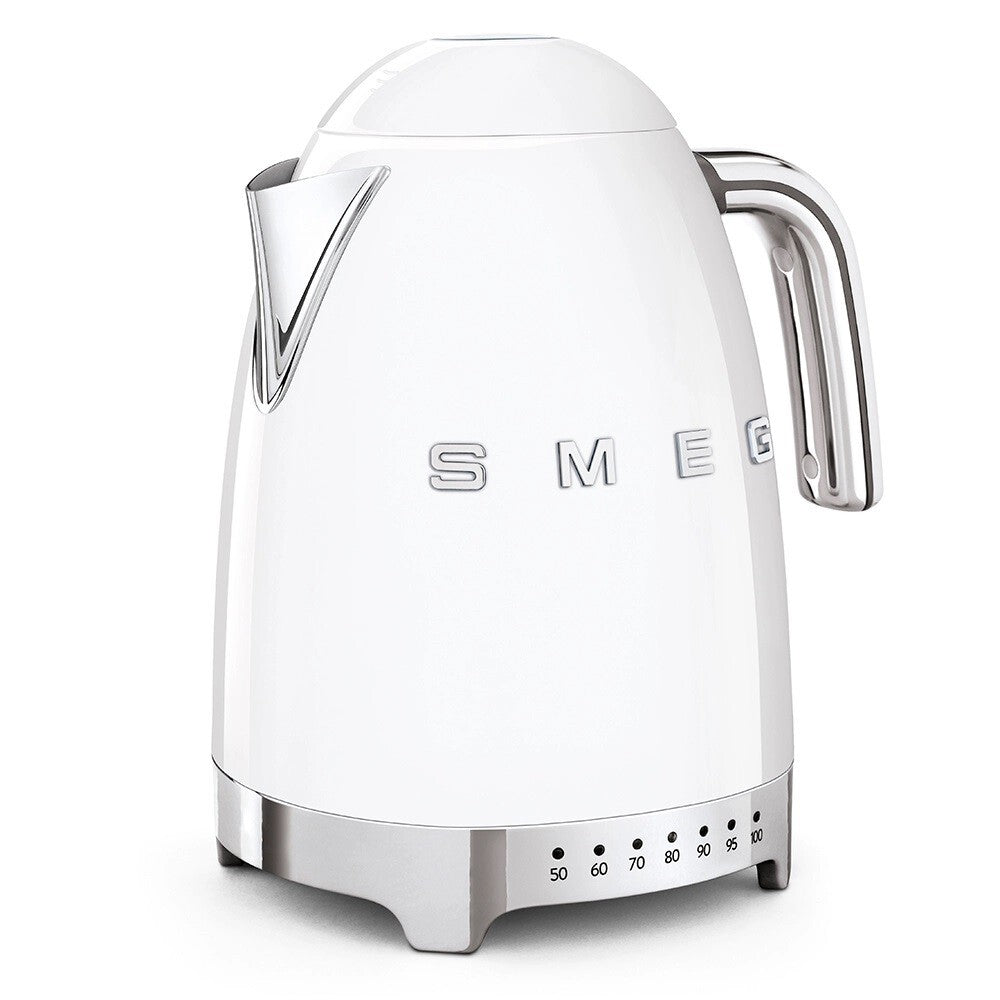 Rýchlovarná kanvica SMEG 50&#39;s Retro Style KLF04WHEU, biela, 1,7l