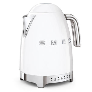 Rýchlovarná kanvica SMEG 50's Retro Style KLF04WHEU, biela, 1,7l