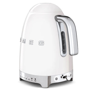 Rýchlovarná kanvica SMEG 50's Retro Style KLF04WHEU, biela, 1,7l
