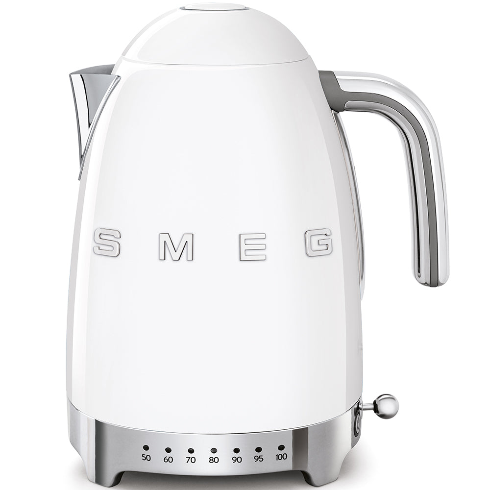 Rýchlovarná kanvica SMEG 50&#39;s Retro Style KLF04WHEU, biela, 1,7l