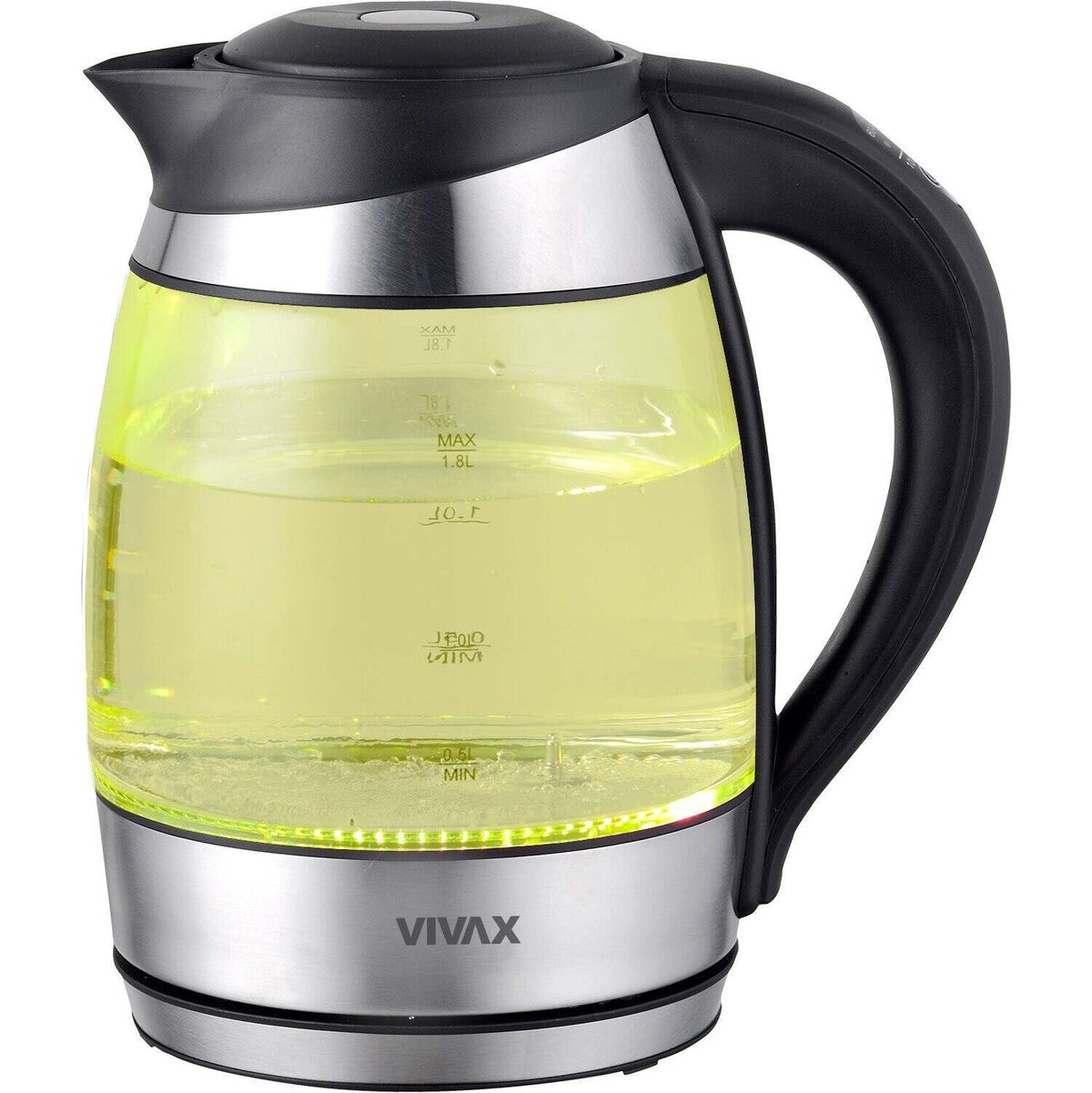 Rýchlovarná kanvica Vivax WH-180TC, sklo, 1,8 l