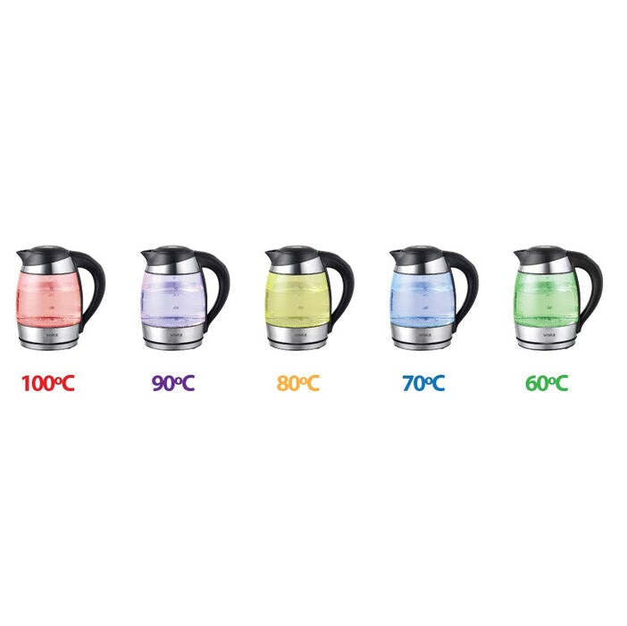 Rýchlovarná kanvica Vivax WH-180TC, sklo, 1,8 l
