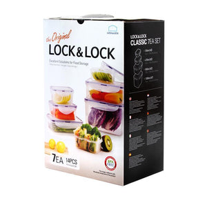 Sada dóz na potraviny LOCK, 7ks