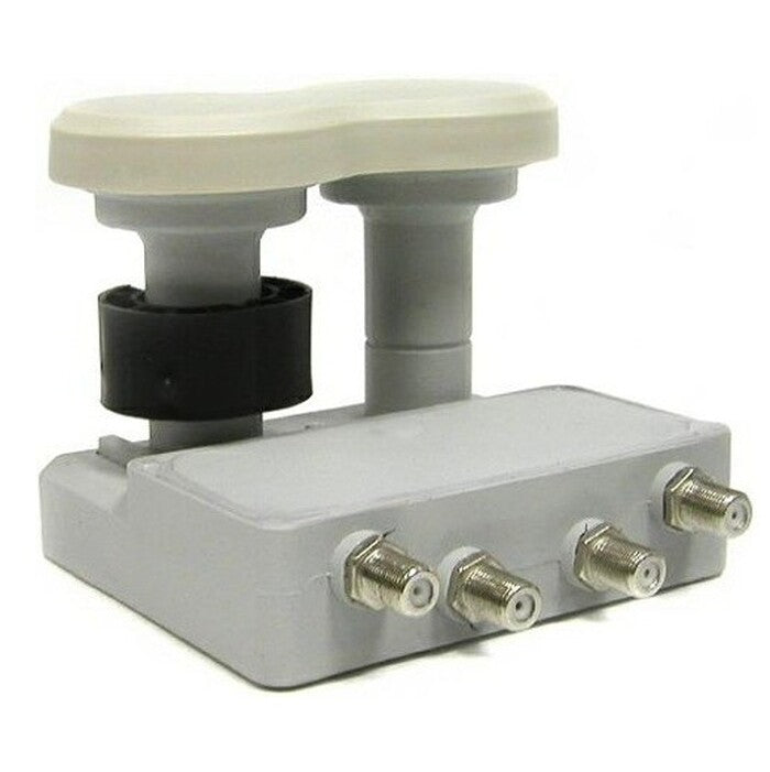 LNB Mascom MCM4QS01HD, Monoblock Quad, Gold 4.3 °