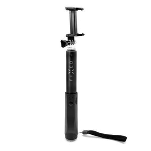 Selfie tyč Fixed so spúšťou, teleskopická, až 97 cm, čierna
