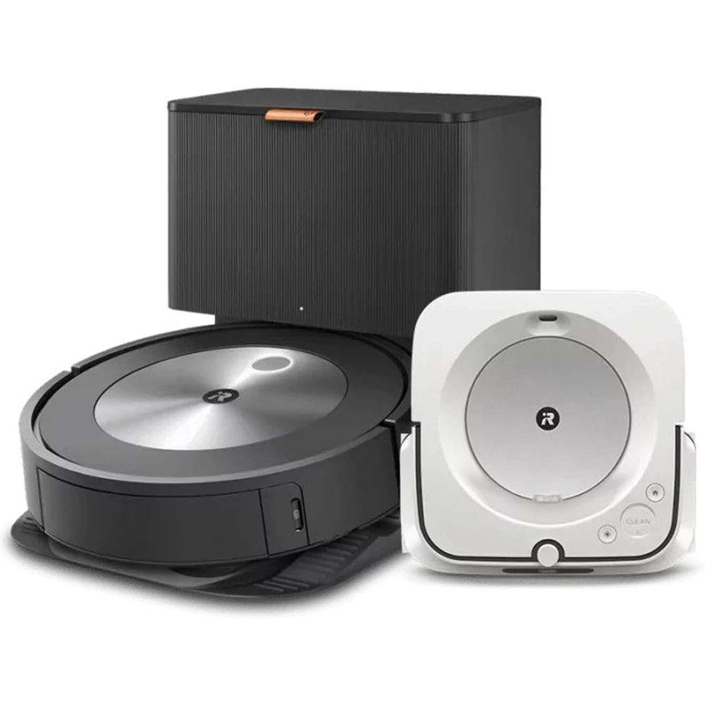 Set robotického vysávača iRobot Roomba j7+ a mopu Braava jet m6 ROZBALENÉ