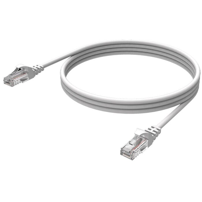 Sieťový prepojovací kábel RJ 45(male) na RJ45(male), 10m, biela