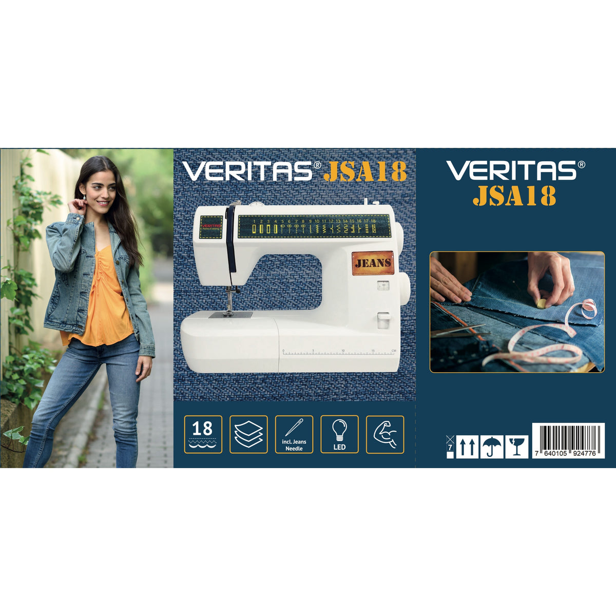 Šijací stroj Veritas 1339 JSA18 Jeans