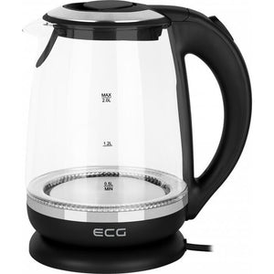 Rýchlovarná kanvica ECG RK 2080 Glass, čierna, 2l