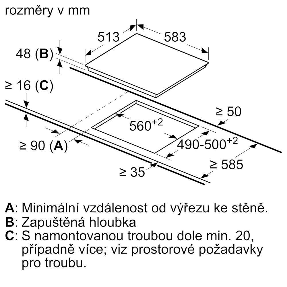 Sklokeramická varná doska Bosch PKF 645B17E POŠKODENÝ OBAL