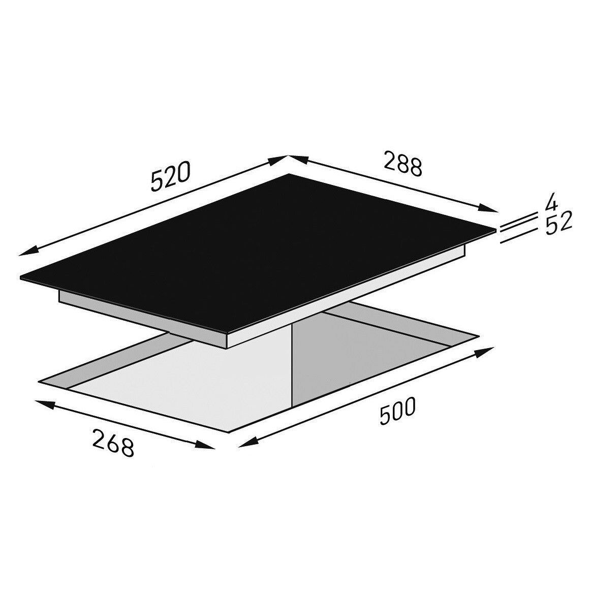 Sklokeramická varná doska Concept SDV2330
