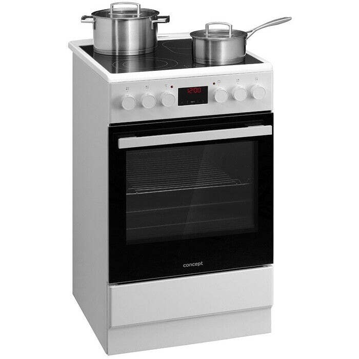 Sklokeramický sporák Concept SVE6550wh POŠKODENÝ OBAL
