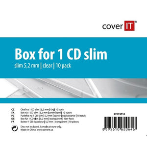 Slim box na CD Cover IT, 10ks/bal (27019P10)