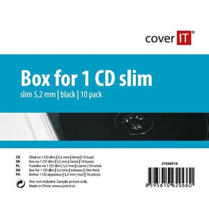 Slim box na CD Cover IT, 10ks/bal (27036P10)