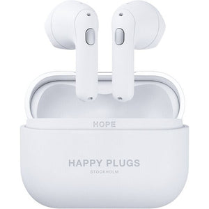 True Wireless slúchadlá Happy Plugs Hope, biela
