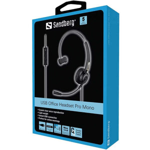 Slúchadlo s mikrofónom Sandberg USB Pro Mono (126-14)