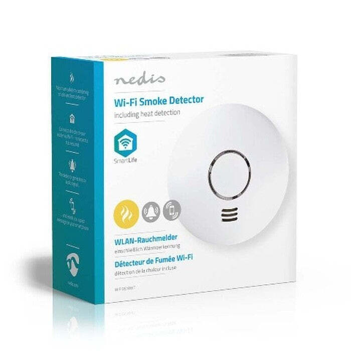 SMART detektor dymu Nedis WIFIDS10WT, WiFi