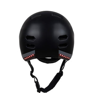 Smart helma SafeTec SK8, S, LED smerovka, bluetooth, čierna POŠKO
