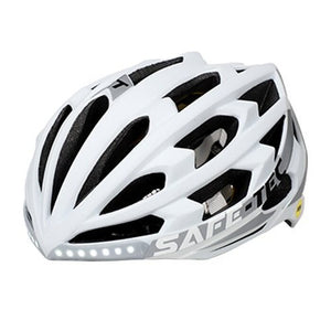 Smart helma SafeTec TYR 3, L, LED smerovka, bluetooth, biela