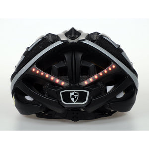 Smart helma SafeTec TYR 3, L, LED smerovka, bluetooth, čierna