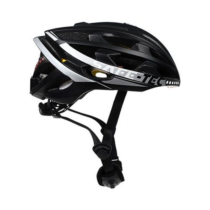 Smart helma SafeTec TYR 3, L, LED smerovka, bluetooth, čierna