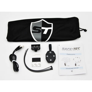 Smart helma SafeTec TYR 3, L, LED smerovka, bluetooth, čierna