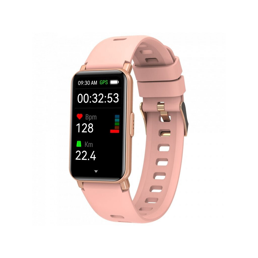 Smart hodinky Armodd Silentband 3 GPS, ružová