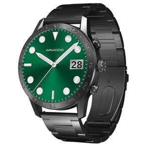 Smart hodinky ARMODD Silentwatch 4 Pro, kovový remienok, čierna