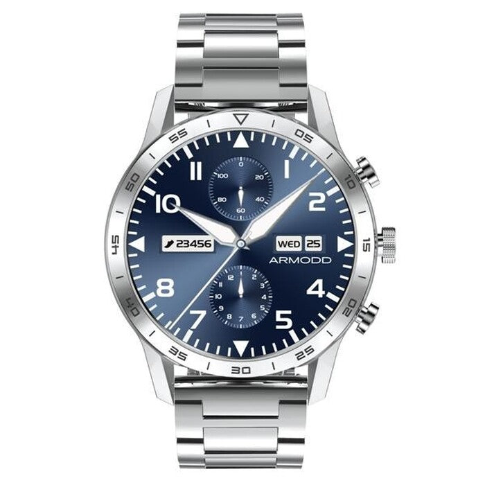 Smart hodinky ARMODD Silentwatch 4 Pro, strieborná