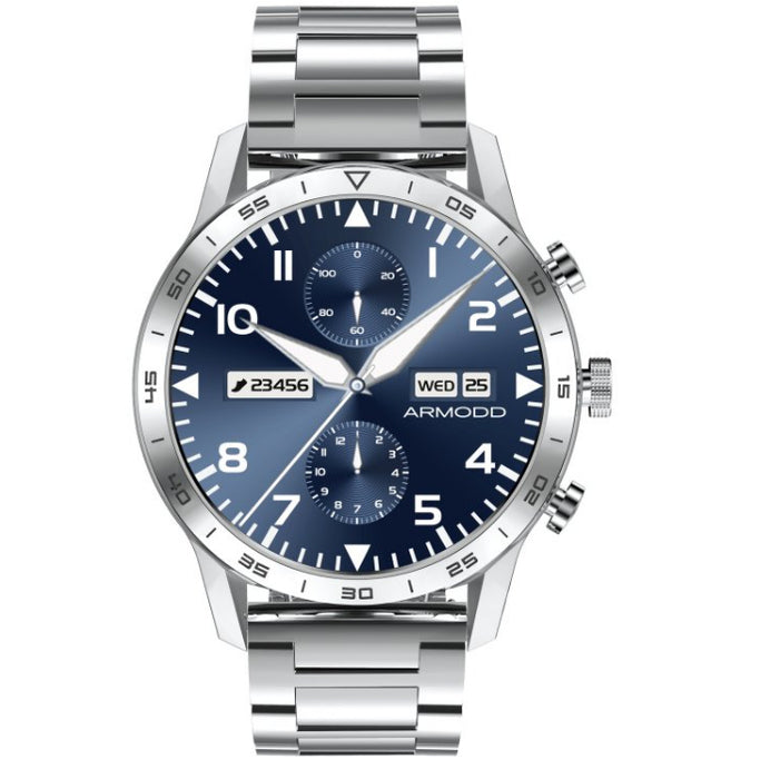 Smart hodinky ARMODD Silentwatch 4 Pro, strieborná