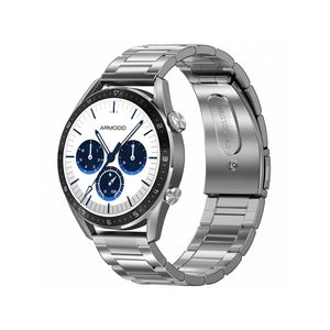 Smart hodinky Armodd Silentwatch 5 Pro, kovový rem., strieborná P