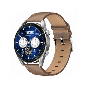 Smart hodinky Armodd Silentwatch 5 Pro, kožený rem., strieborná P