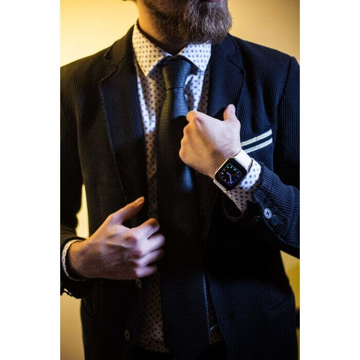 Smart hodinky CEL-TEC GrandWatch E1, strieborné
