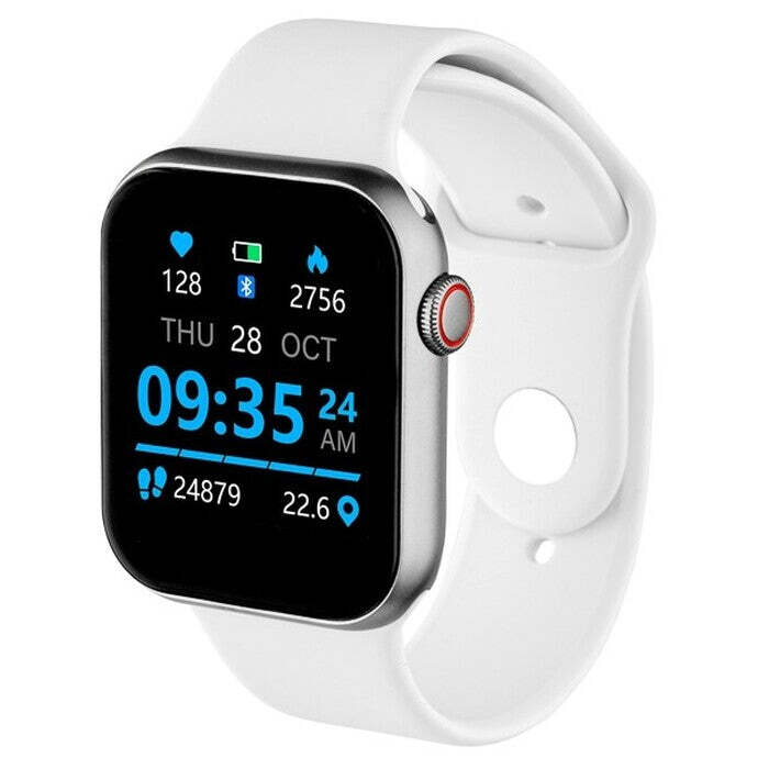 Smart hodinky CEL-TEC GrandWatch E1, strieborné
