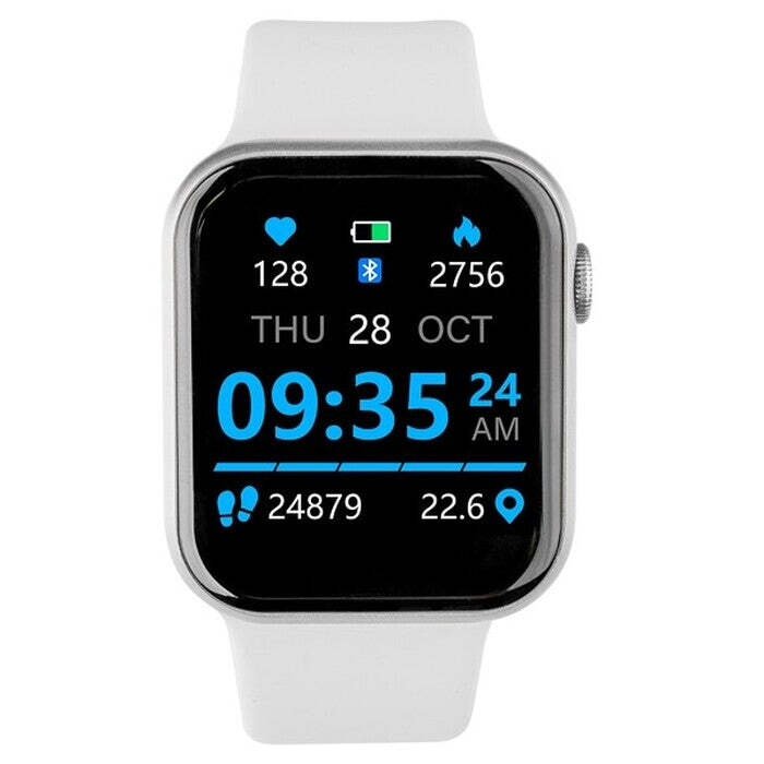 Smart hodinky CEL-TEC GrandWatch E1, strieborné