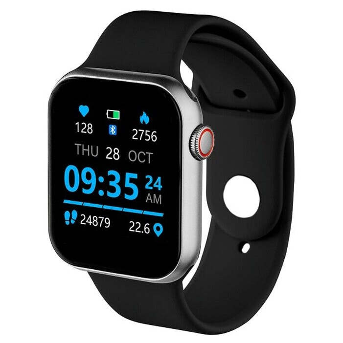 Smart hodinky CEL-TEC GrandWatch E1, strieborné