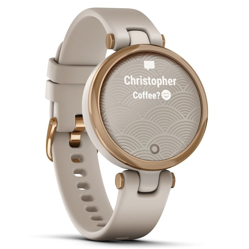 Smart hodinky Garmin Lily Sport, zlaté