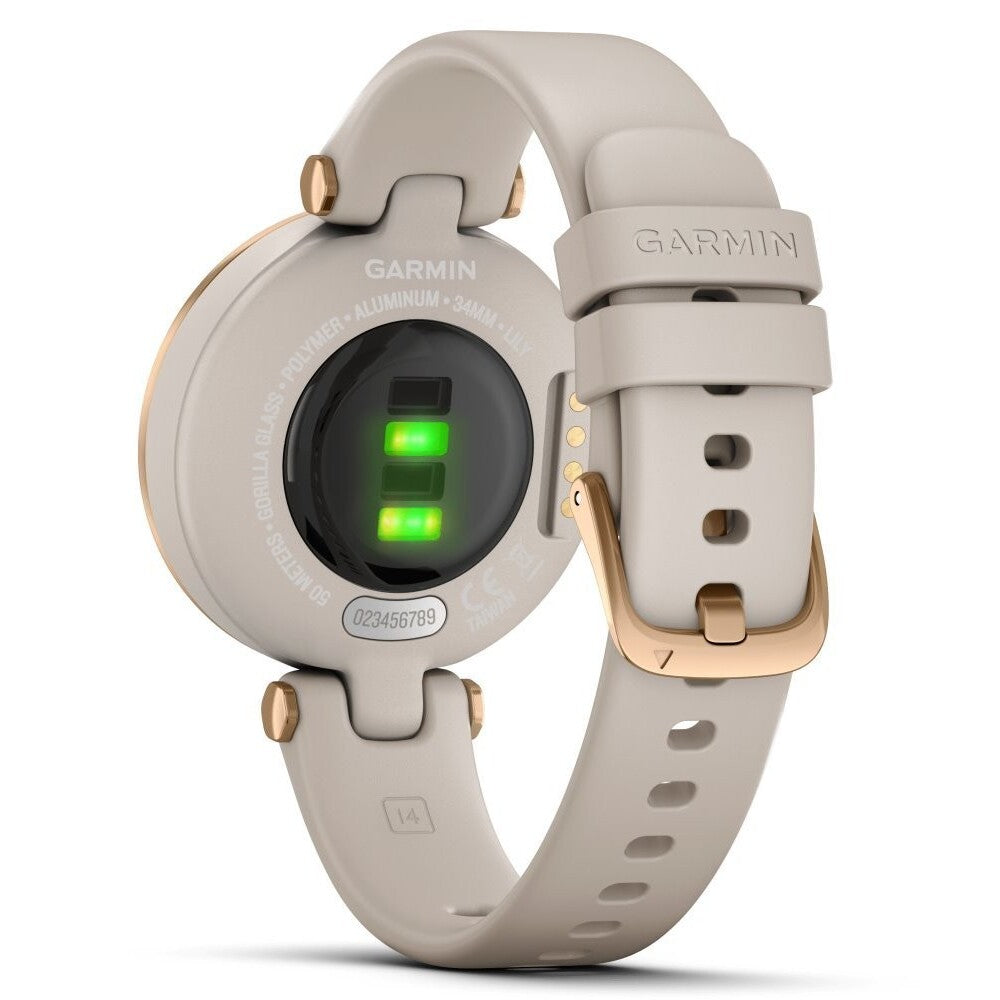 Smart hodinky Garmin Lily Sport, zlaté