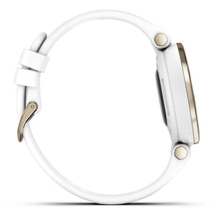 Smart hodinky Garmin Lily Sport, zlaté/biele