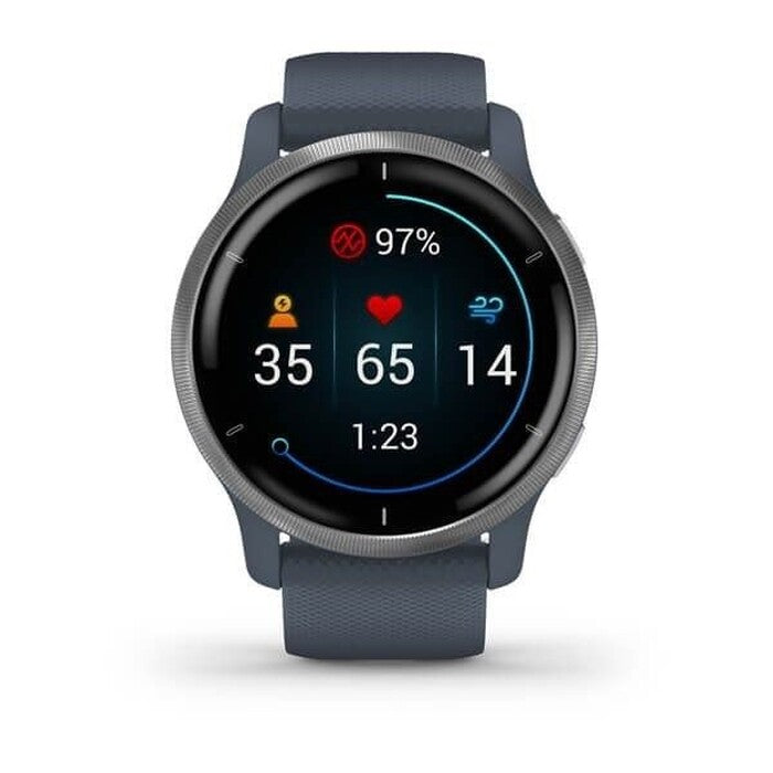 Smart hodinky Garmin Venu 2, strieborné
