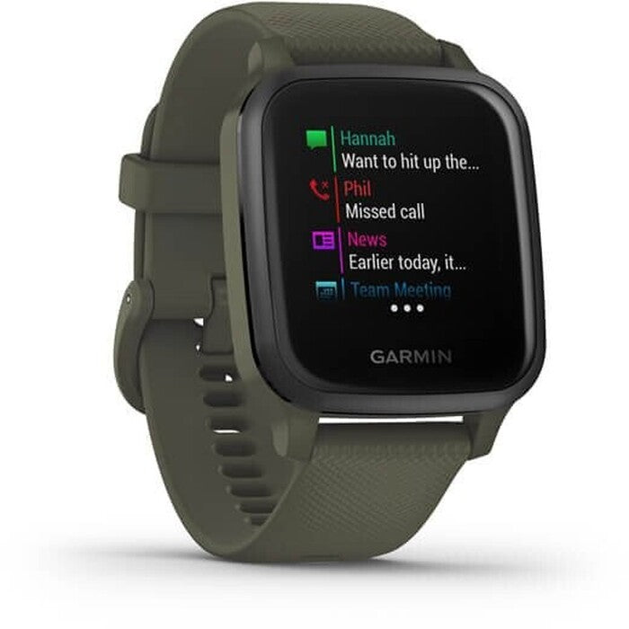 Smart hodinky Garmin Venu SQ Music, zelené