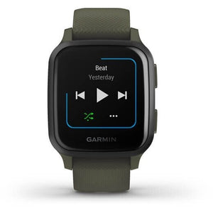 Smart hodinky Garmin Venu SQ Music, zelené
