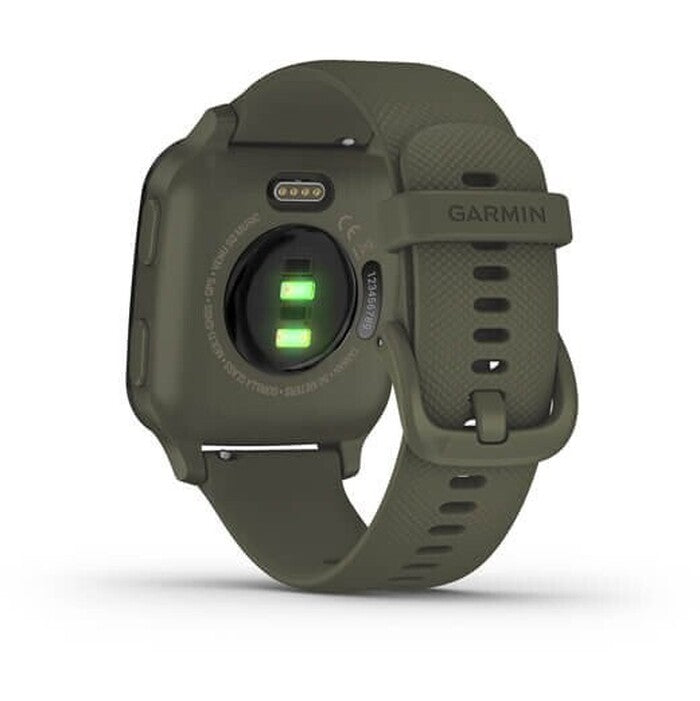 Smart hodinky Garmin Venu SQ Music, zelené